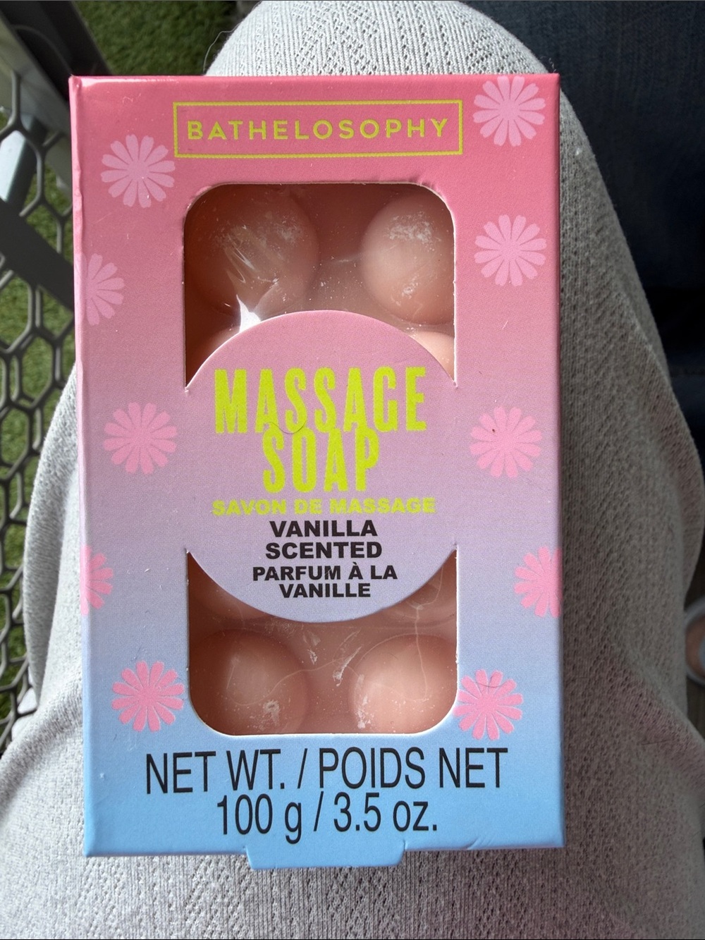 Bathelosophy Vanilla Scented Pink Massage Soap